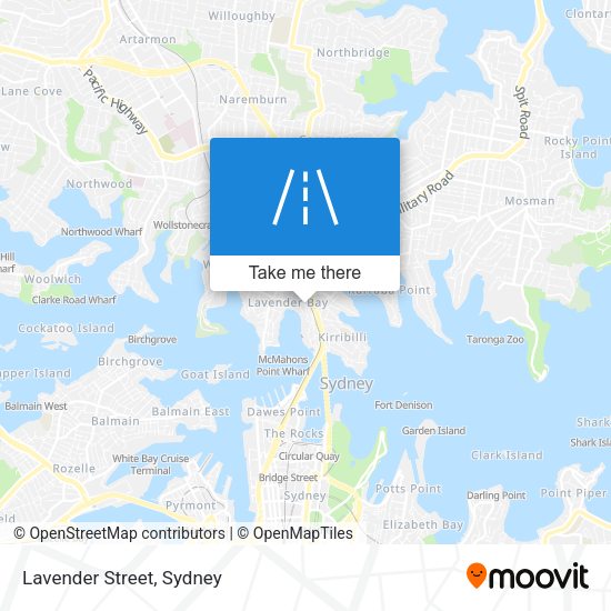 Lavender Street map