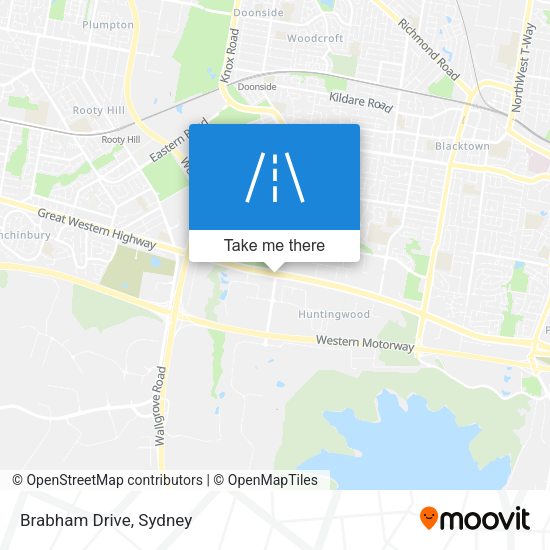 Brabham Drive map