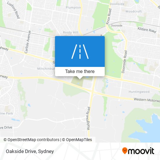 Oakside Drive map