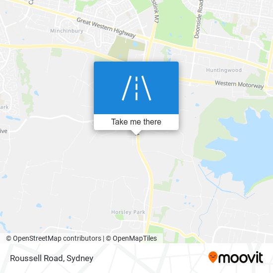 Mapa Roussell Road