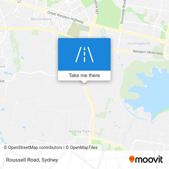 Mapa Roussell Road