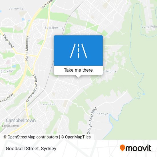 Goodsell Street map