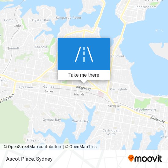 Ascot Place map