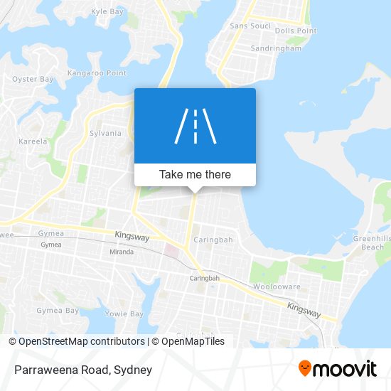 Parraweena Road map