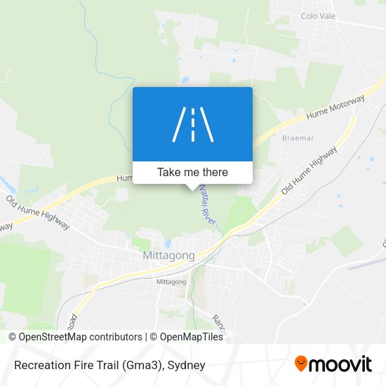 Recreation Fire Trail (Gma3) map