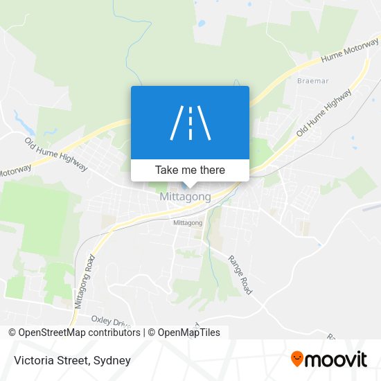 Victoria Street map