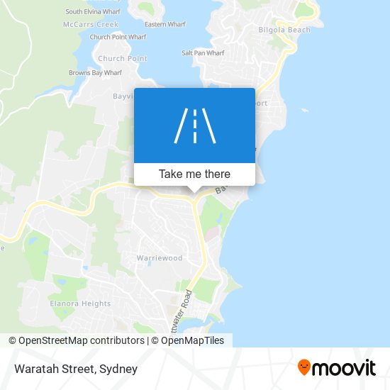 Waratah Street map