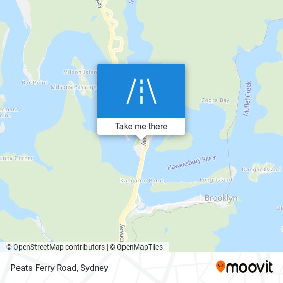 Mapa Peats Ferry Road