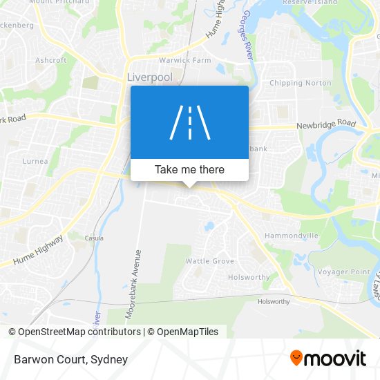 Barwon Court map