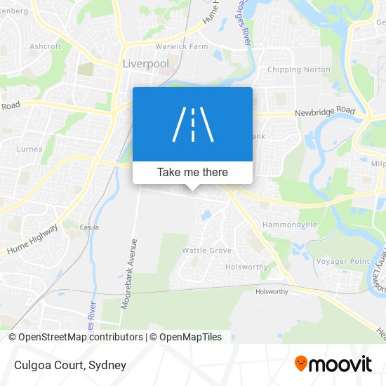 Culgoa Court map