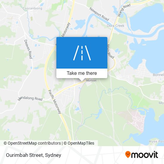 Ourimbah Street map