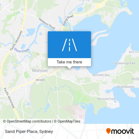 Sand Piper Place map