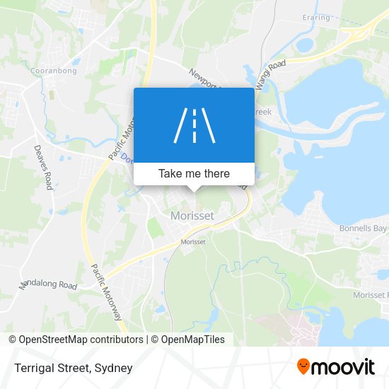 Terrigal Street map