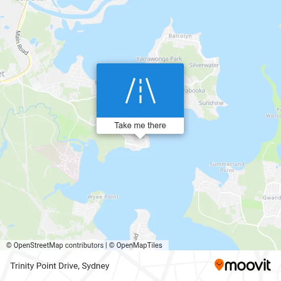 Mapa Trinity Point Drive