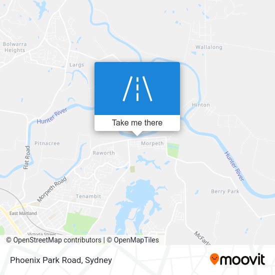 Phoenix Park Road map