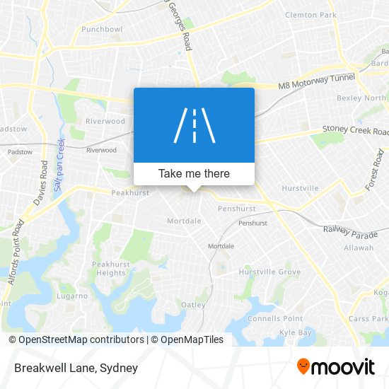 Breakwell Lane map