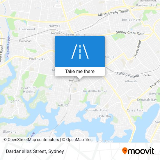 Dardanelles Street map