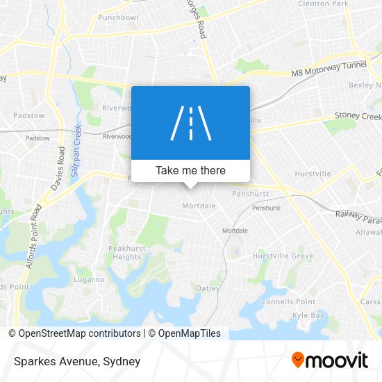 Sparkes Avenue map