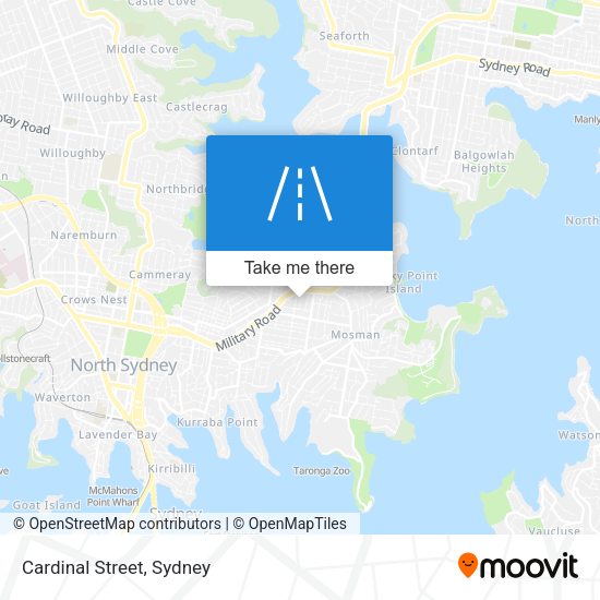 Cardinal Street map