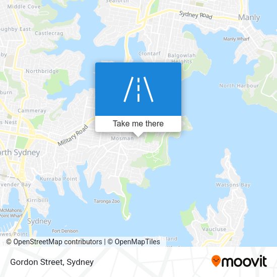 Gordon Street map