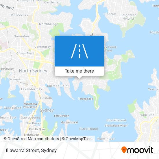 Illawarra Street map