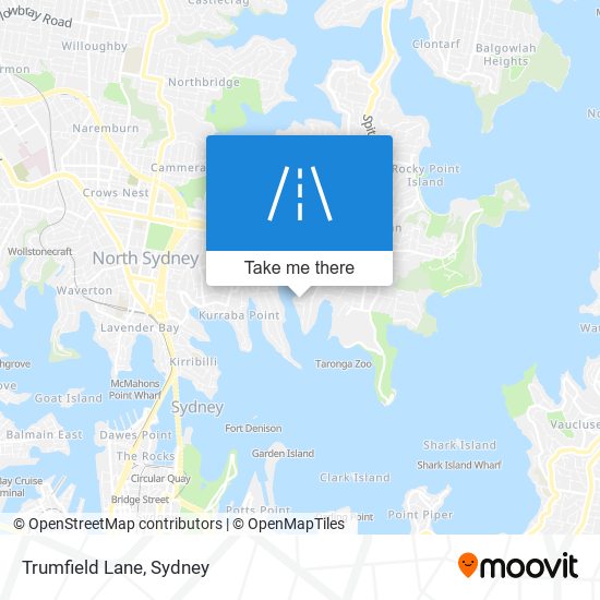 Trumfield Lane map