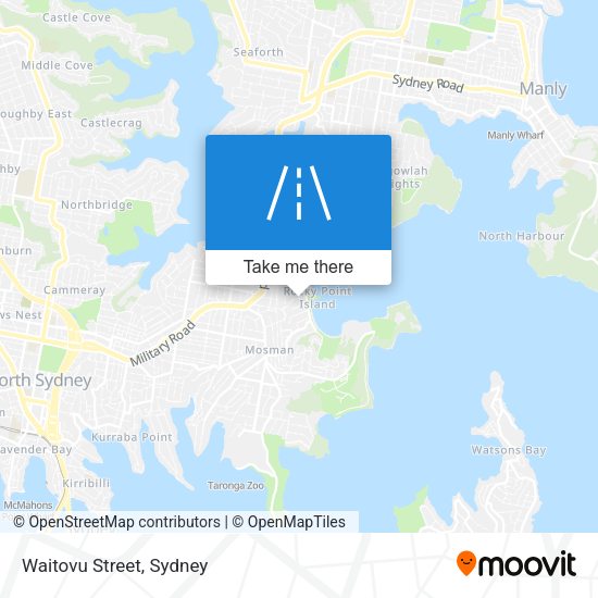 Waitovu Street map