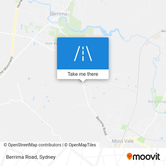 Berrima Road map