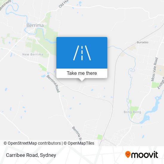 Carribee Road map