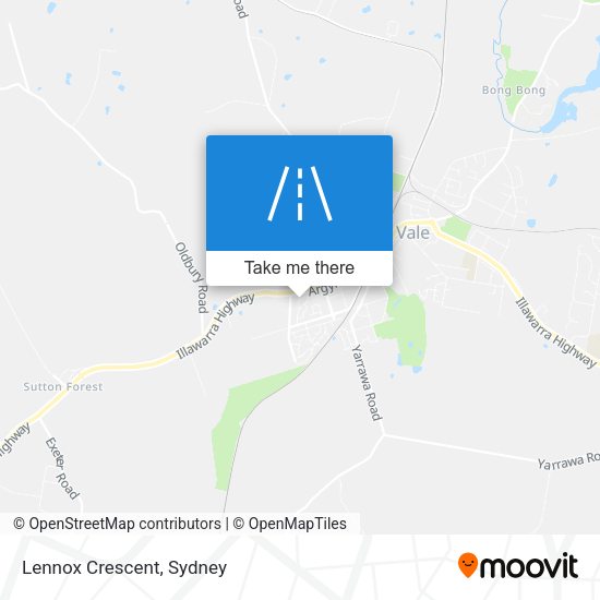 Lennox Crescent map