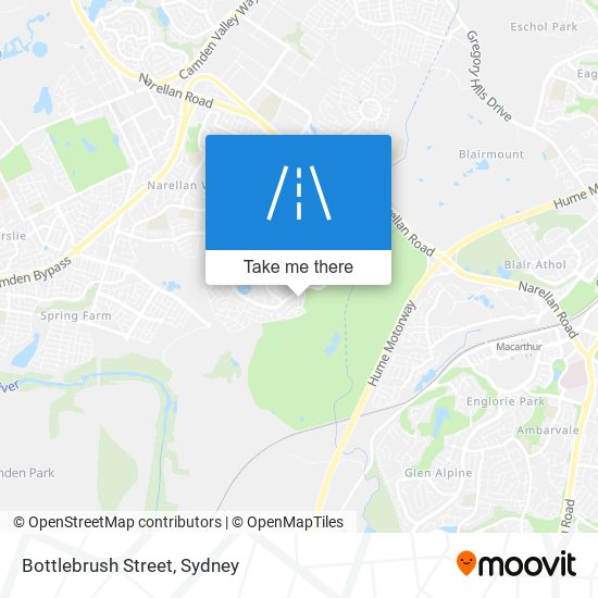 Bottlebrush Street map