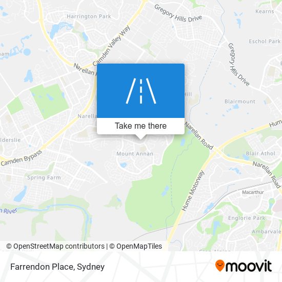 Farrendon Place map