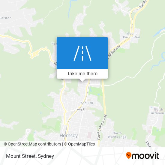Mount Street map