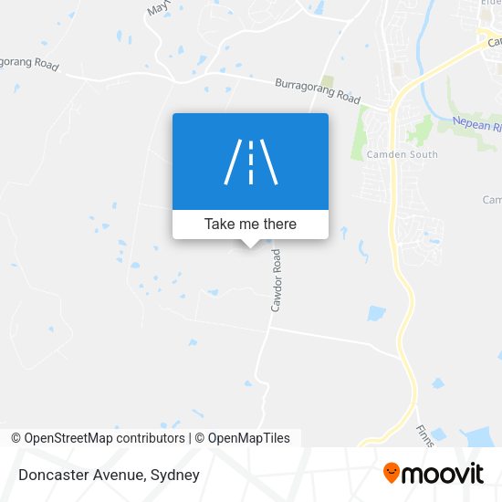 Doncaster Avenue map
