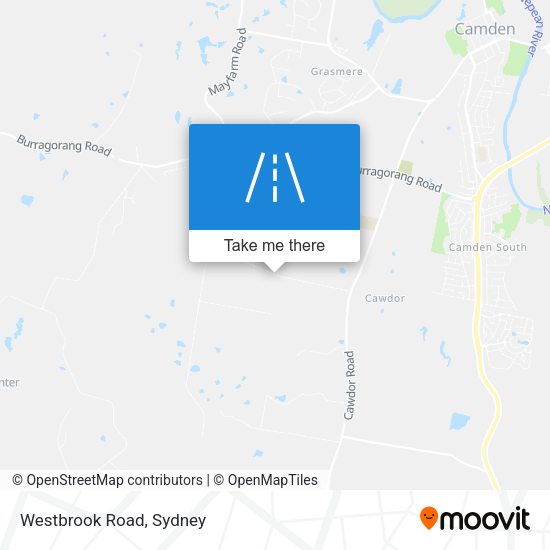 Westbrook Road map