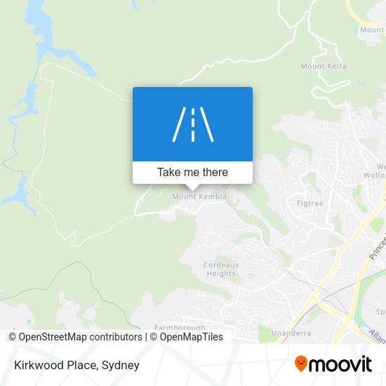Kirkwood Place map