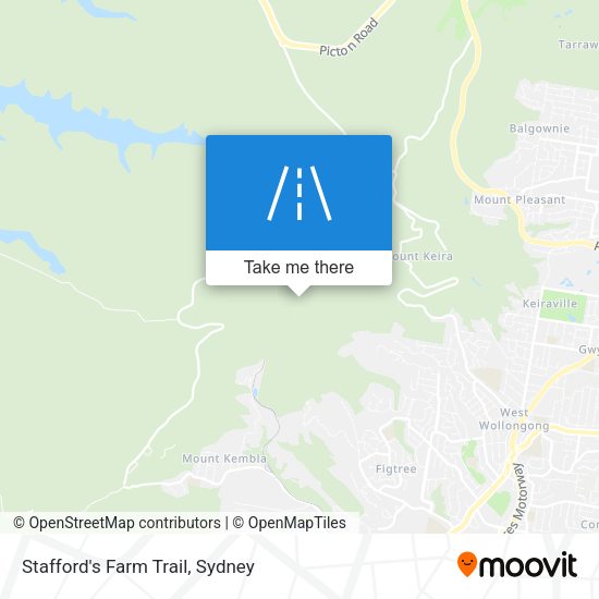 Stafford's Farm Trail map