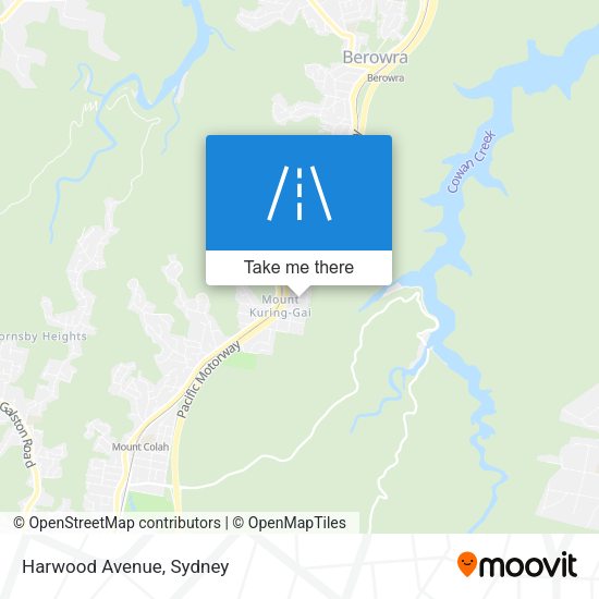 Harwood Avenue map
