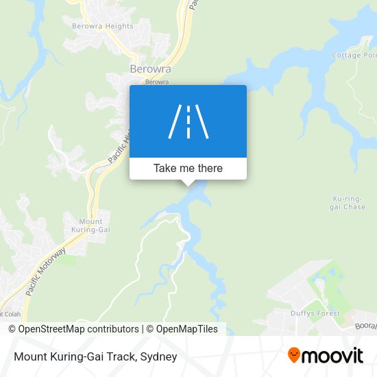 Mount Kuring-Gai Track map