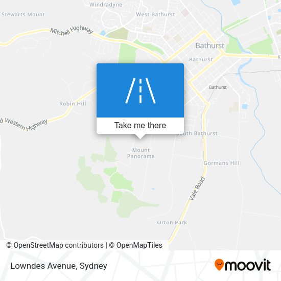 Lowndes Avenue map