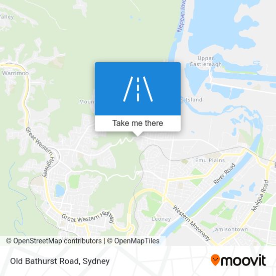 Old Bathurst Road map