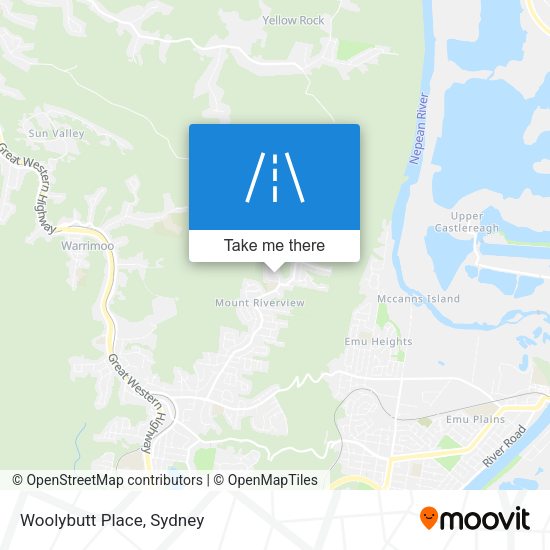 Woolybutt Place map