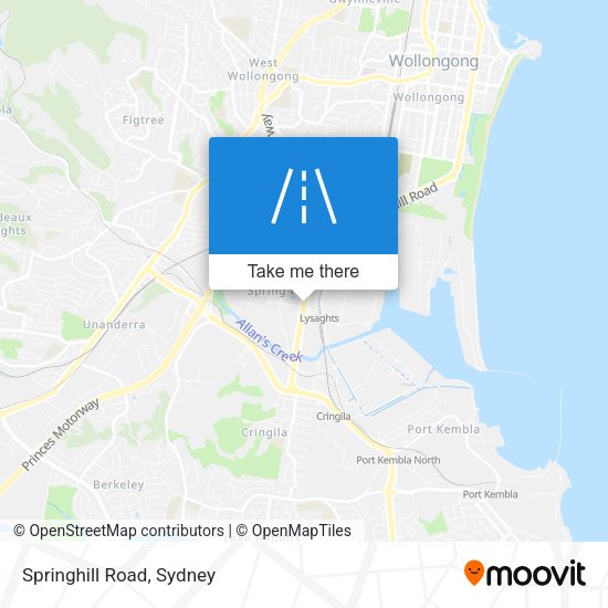 Springhill Road map