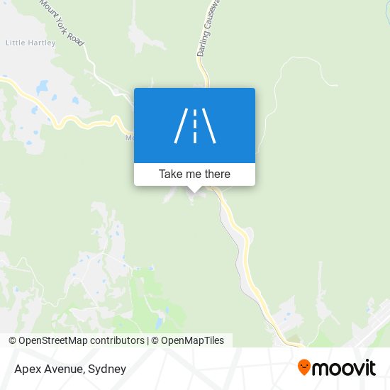 Apex Avenue map