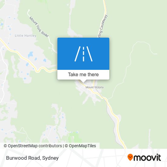 Mapa Burwood Road
