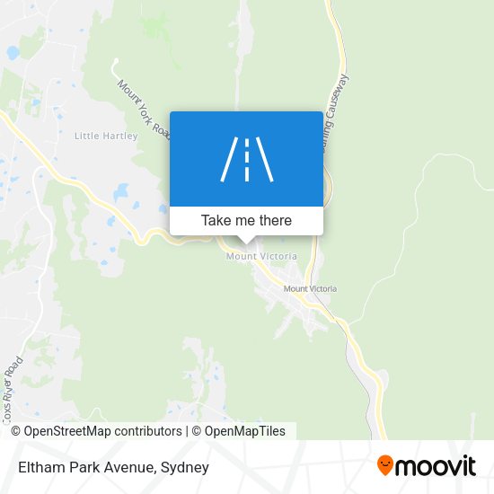 Eltham Park Avenue map
