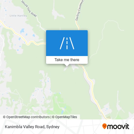 Kanimbla Valley Road map