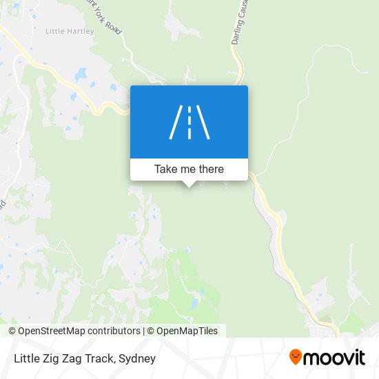 Mapa Little Zig Zag Track