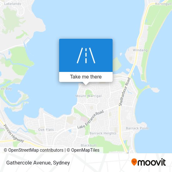 Gathercole Avenue map