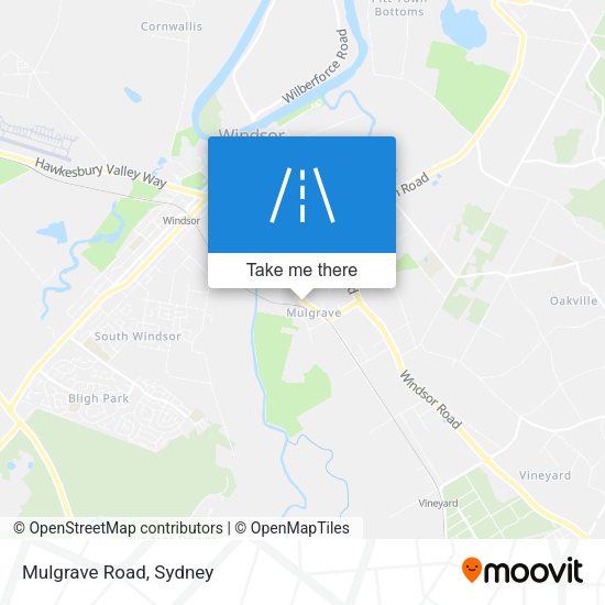 Mulgrave Road map